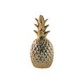 Urban Trends Collection 4.25 x 9.75 x 4.25 in. Ceramic Pineapple Figurine - Polished Chrome Finish, Gold 38472